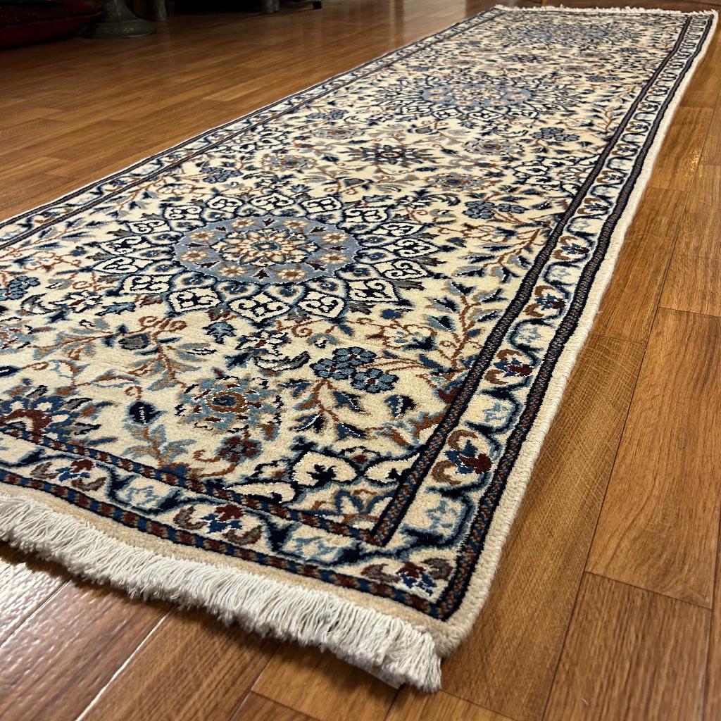 Trendy Perzisch tapijt - gangloper -Wol/ zijde 290 x 85 cm, Huis en Inrichting, Stoffering | Tapijten en Kleden, Nieuw, 50 tot 100 cm