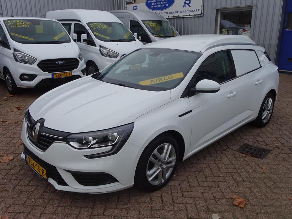 Renault MEGANE VAN 1.5 DCI 110 PK AIRCO NAVI LUXE GRIJS KENT, Auto's, Voorwielaandrijving, Gebruikt, 4 cilinders, Renault