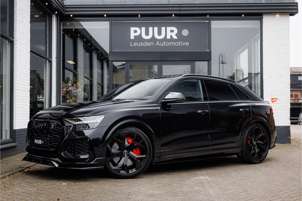 Audi RSQ8 4.0 TFSI Quattro Black Edition Pano - Sport Uitlaa, Auto's, Audi, Gebruikt, 600 pk, Zwart, Leder