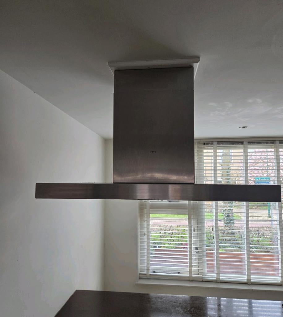 Novy Afzuigkap - Eilandschouwkap RVS, Ophalen, Gebruikt, 400 tot 600 m³ per uur, Eilandschouwkap