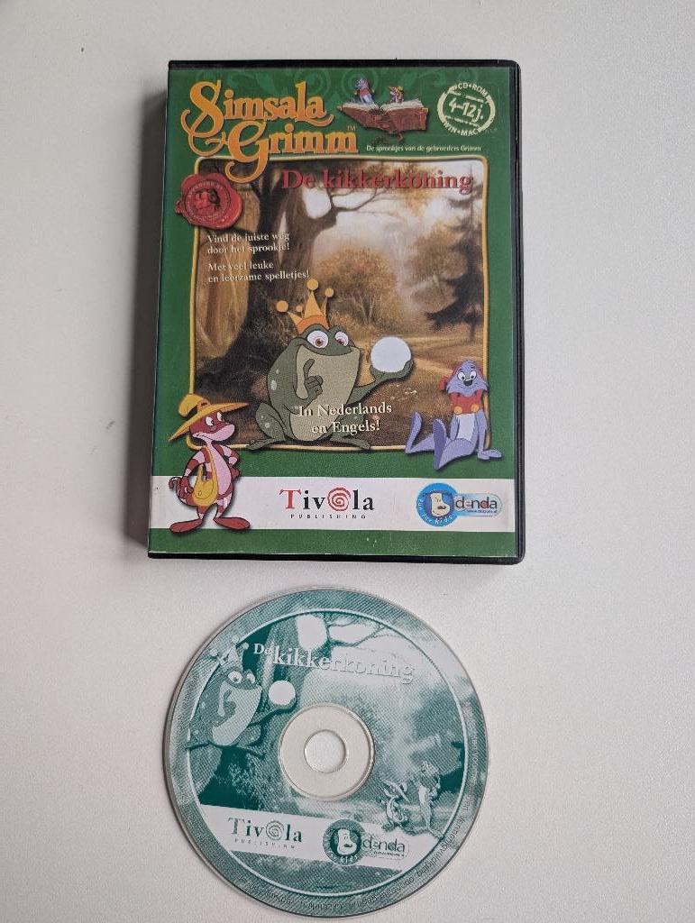 Simsala Grimm de kikkerkoning PC, 1 speler, Ophalen of Verzenden, Zo goed als nieuw, Vanaf 3 jaar