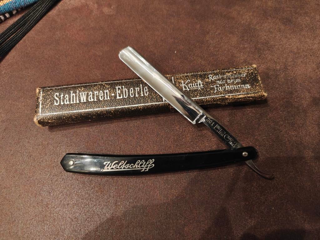 Vintage Weltschliff Scheermes met originele doos, Ophalen of Verzenden