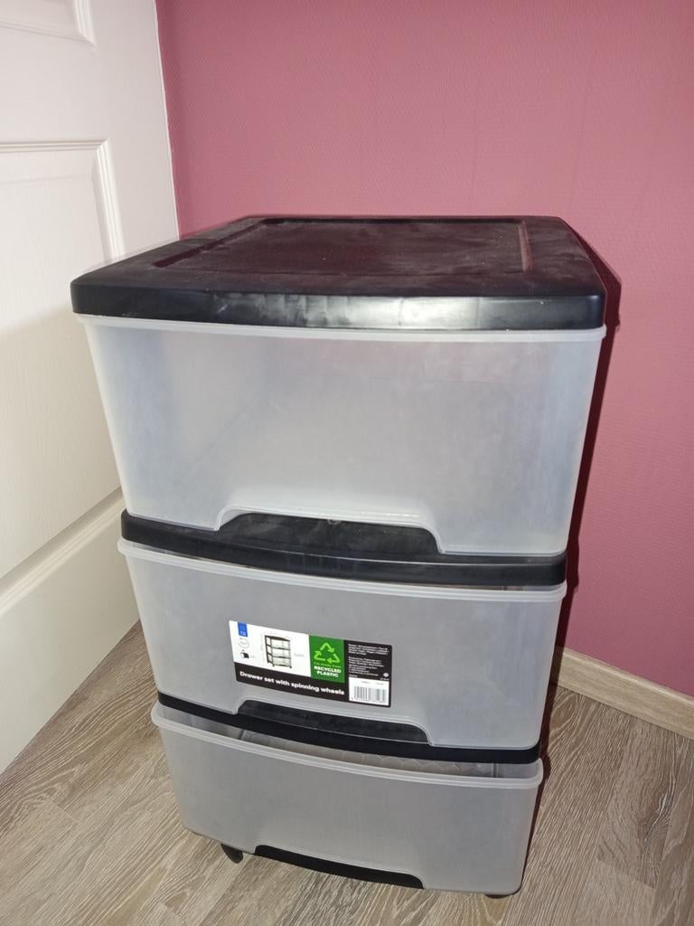 Handige hobby kar op wielen met 3 lades, Ophalen of Verzenden, Gebruikt