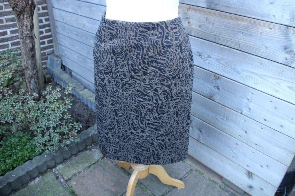 Rok bruin/ zwart Purdey Sey Studio mt 44 Vaste prijs, Sey Studio, Zwart, Maat 42/44 (L), Ophalen of Verzenden