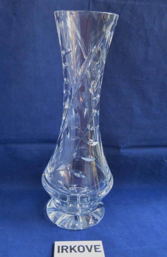 MOOIE KRISTAL VAAS * AH * Nr. 44 *, Huis en Inrichting, Woonaccessoires | Vazen, Overige kleuren, Verzenden, Nieuw, Glas