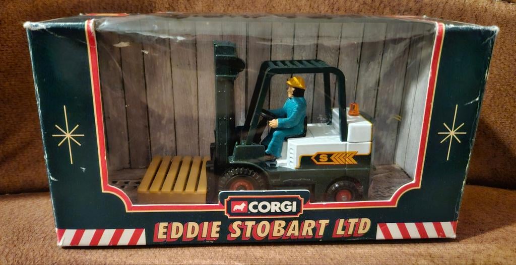 Corgi Classics limited edition forklift Eddie Stobart, Ophalen, Zo goed als nieuw, Overige typen, Corgi