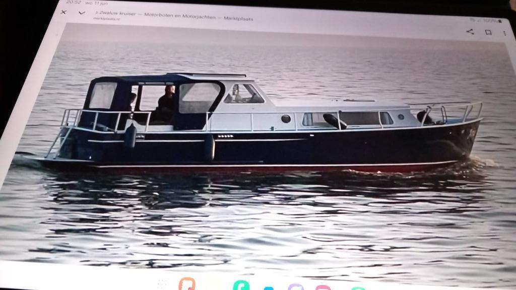 zeer betrouwbare stabiele motorkruiser met open kuip, Watersport en Boten, Motorboten en Motorjachten, Ophalen, Gebruikt, Staal