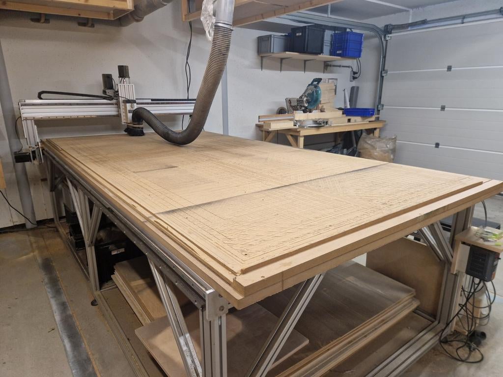 CNC Freesmachine | CNC Portaalfrees incl. Afzuiging, Ophalen of Verzenden, Zo goed als nieuw, Elektrisch, Overige soorten