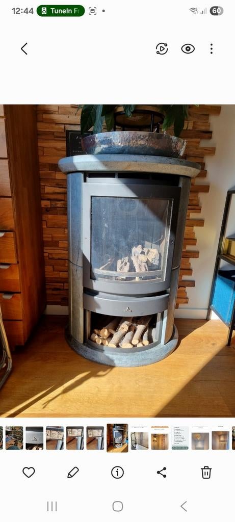 Barbas gaskachel met speksteen - moet snel weg!, Huis en Inrichting, Kachels, Ophalen, Gebruikt, Gas, Vrijstaand