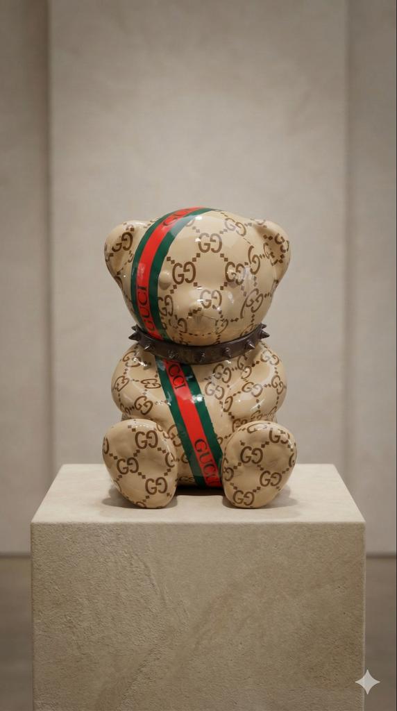 Gucci Teddy Beer met Spiked Collar - Limited Edition, Ophalen of Verzenden