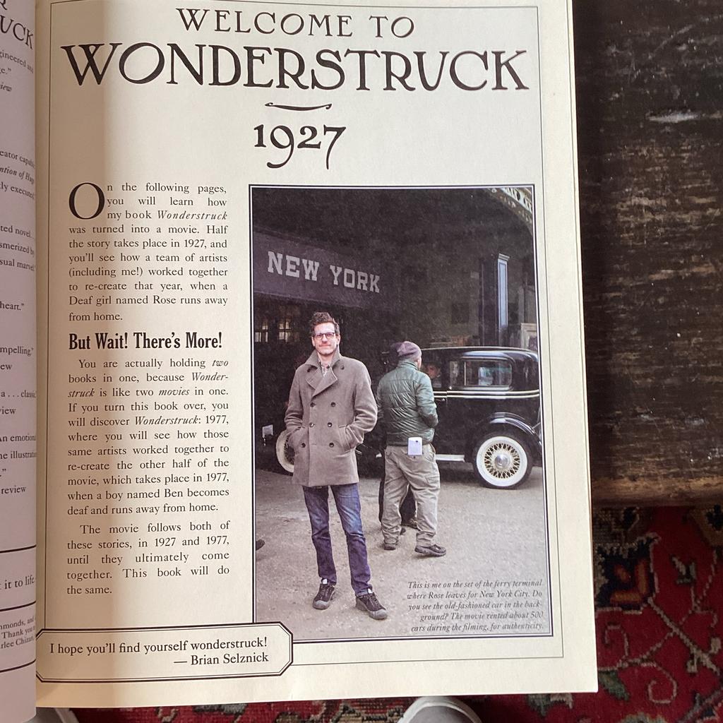 Wonderstruck Movie Scrapbook 1927 - Brian Selznick, Ophalen of Verzenden, Zo goed als nieuw, Film- of Tv-bewerking
