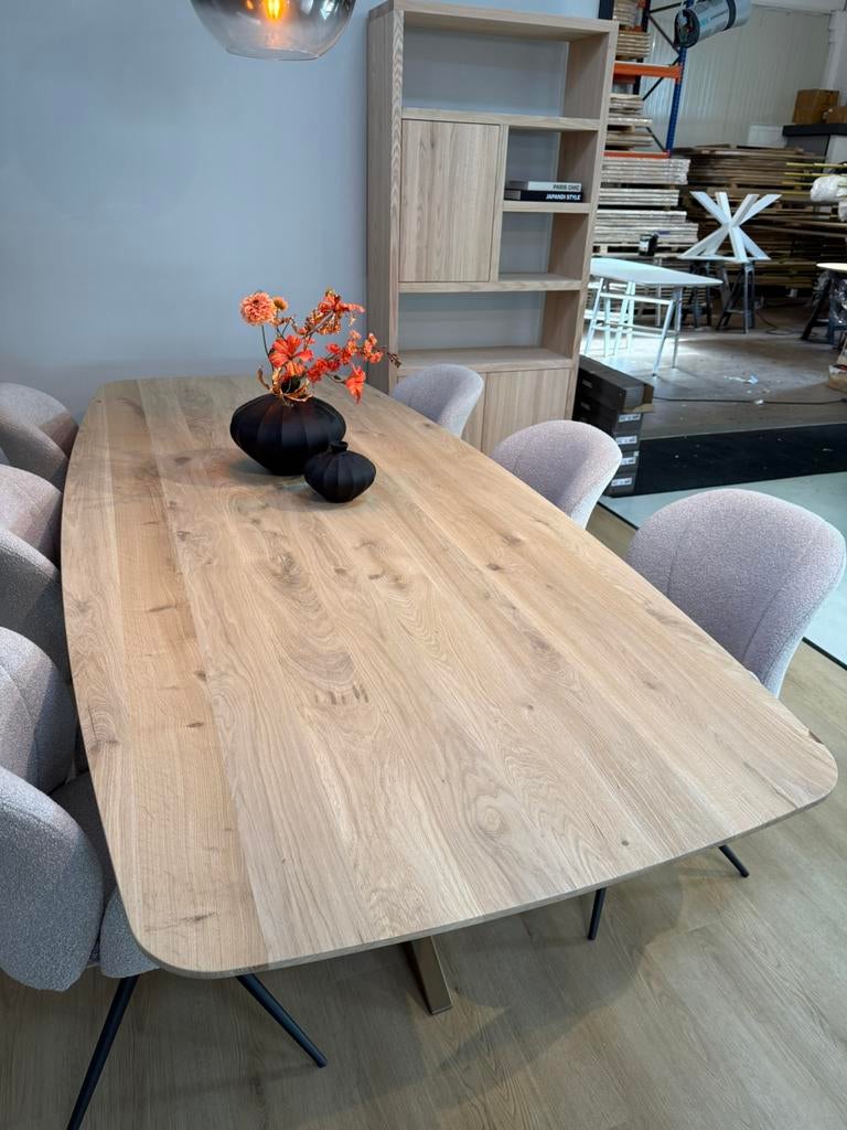 Eiken deens ovaal 180x100cm massieve deens ovale eiken tafel, Huis en Inrichting, Tafels | Eettafels, Ophalen of Verzenden, Nieuw