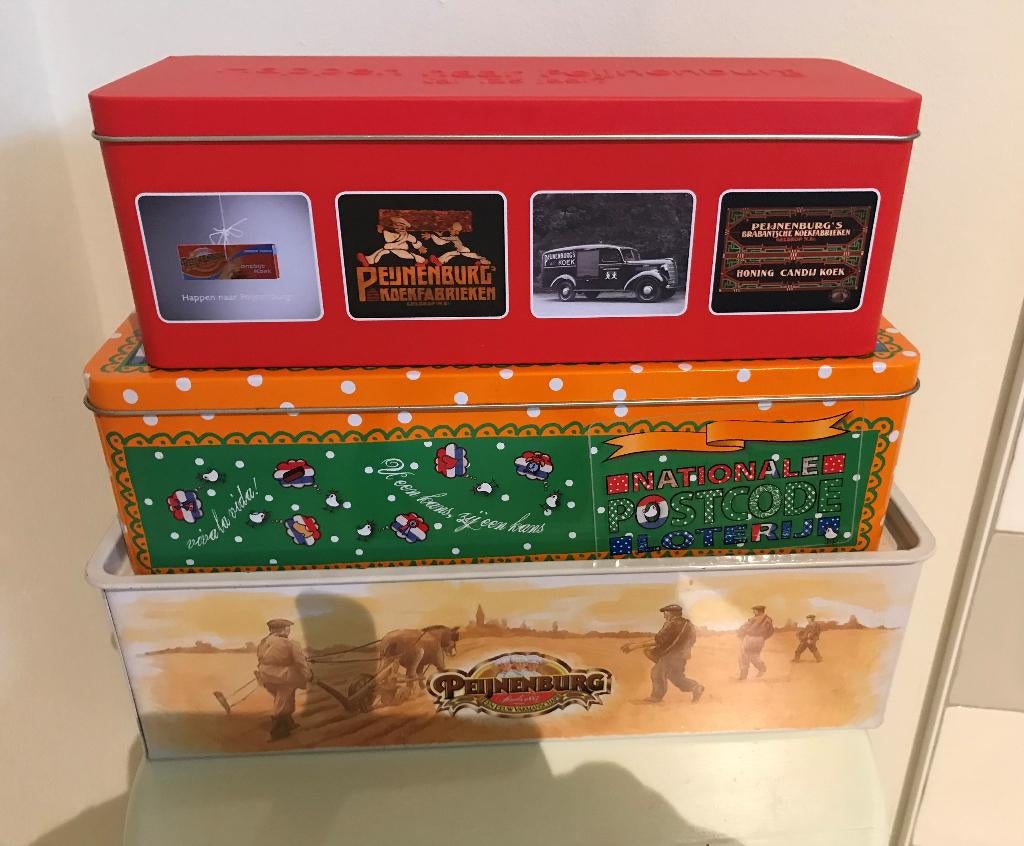 Doos vol blikken keuken trommels, Verzamelen, Blikken, Ophalen of Verzenden, Zo goed als nieuw, Overige, Overige merken