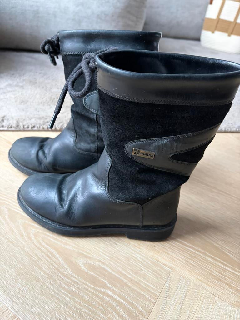 Horka outdoorlaarzen zwart maat 33, Dieren en Toebehoren, Paardrijkleding, Gebruikt, Kinderen, Overige soorten, Ophalen of Verzenden