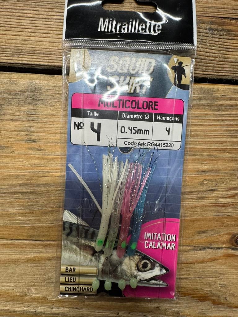 10 x squid  skirt makreel onderlijnen , kwaliteit !, Watersport en Boten, Hengelsport | Zeevissen, Ophalen of Verzenden, Nieuw