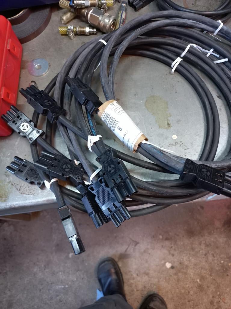 10x Wieland GST18 koppel snoeren, Ophalen of Verzenden, Nieuw, Licht