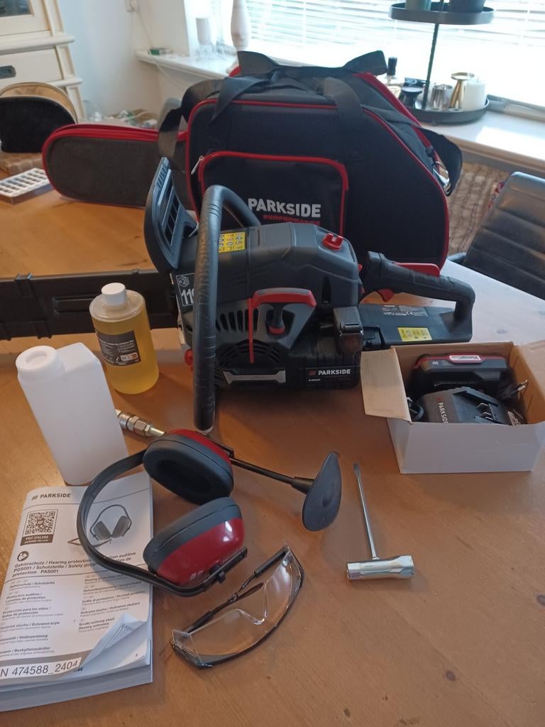 Parkside kettingzaag Performance line, Tuin en Terras, Ophalen, Nieuw