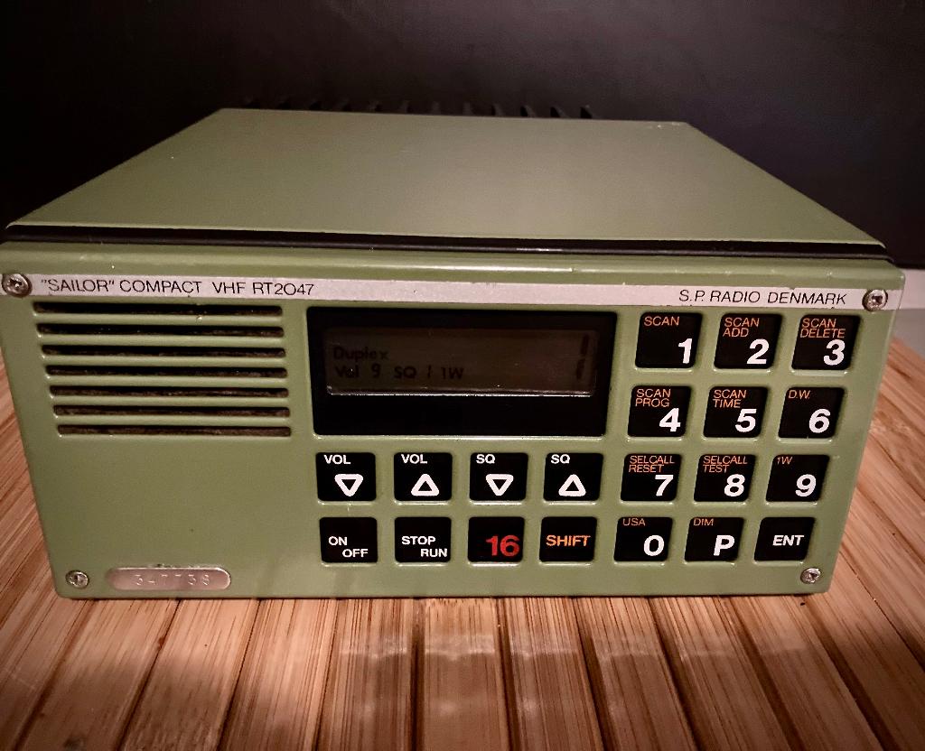 SAILOR RT2047 Marifoon, Ophalen, Gebruikt, Zender en Ontvanger