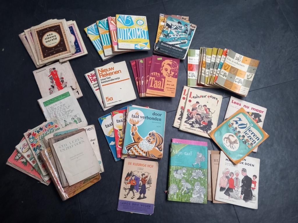 Oude schoolboekjes, Ophalen of Verzenden