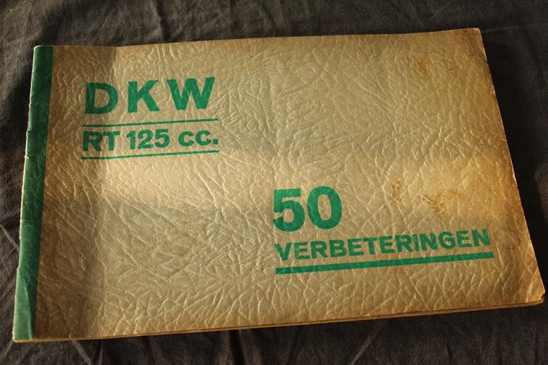DKW RT125 1940 motorfiets verkoop brochure RT 125 5 PK, Ophalen of Verzenden, Overige merken