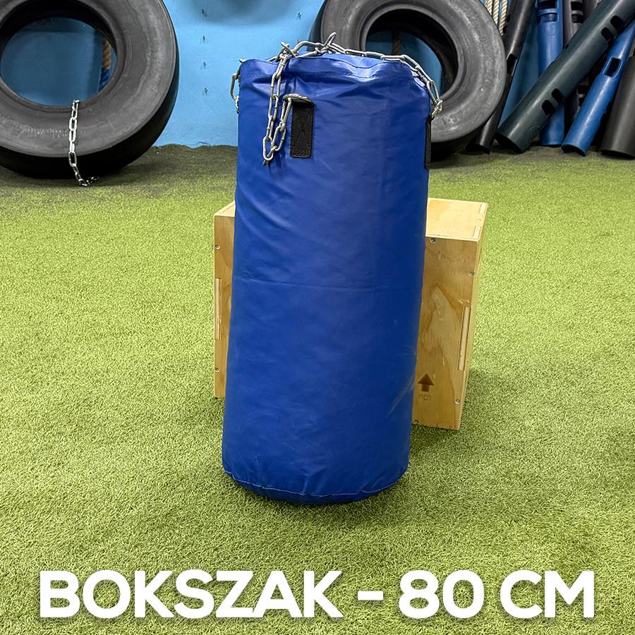 Professionele bokszak blauw – Sterk en direct klaar - 80 cm, Sport en Fitness, Vechtsporten en Zelfverdediging, Zo goed als nieuw