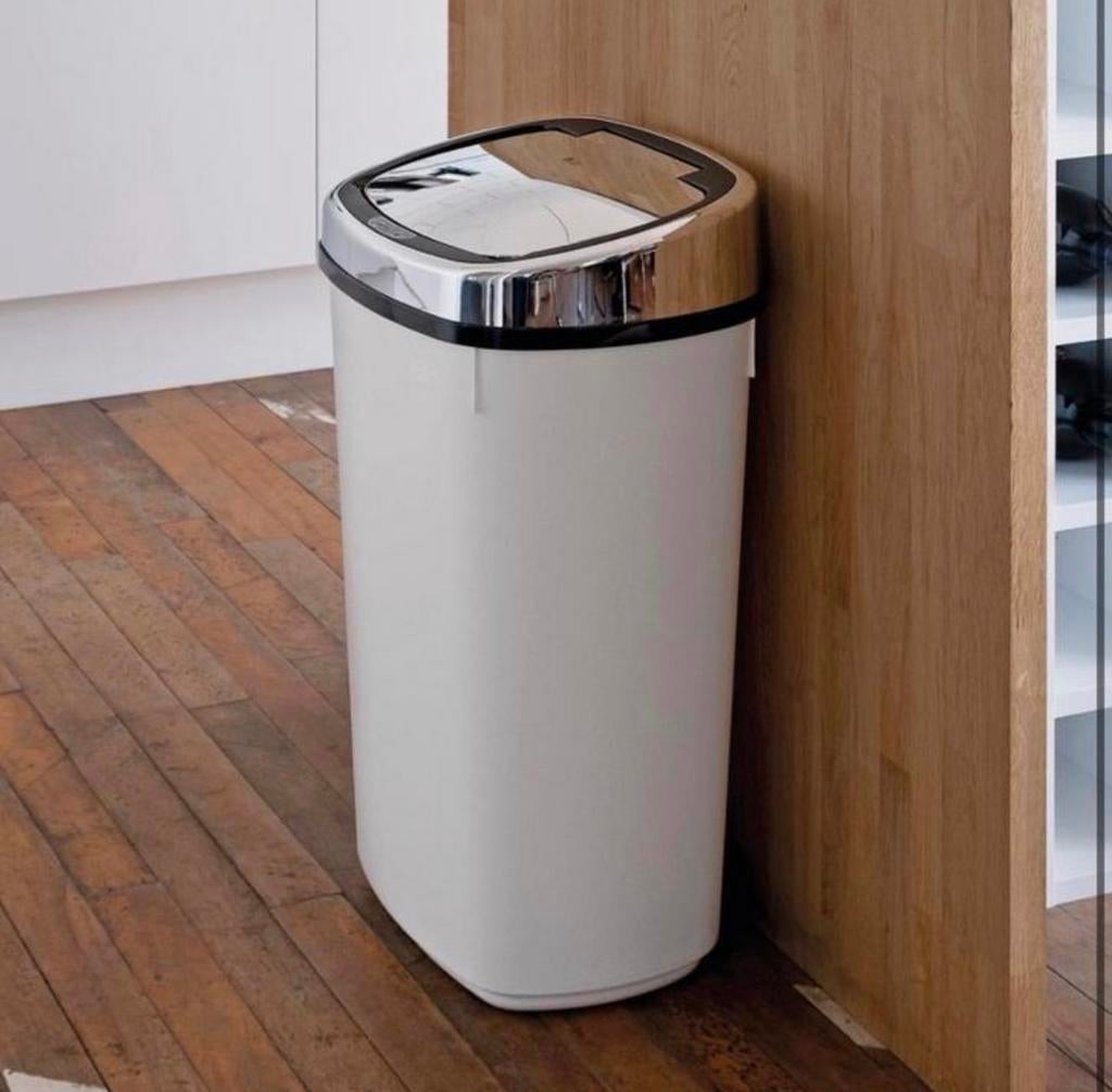 Dihl 30L Witte SENSOR Keuken Afvalbak Automatisch prullenbak, Kunststof, 50 tot 75 cm, Nieuw, Ophalen of Verzenden