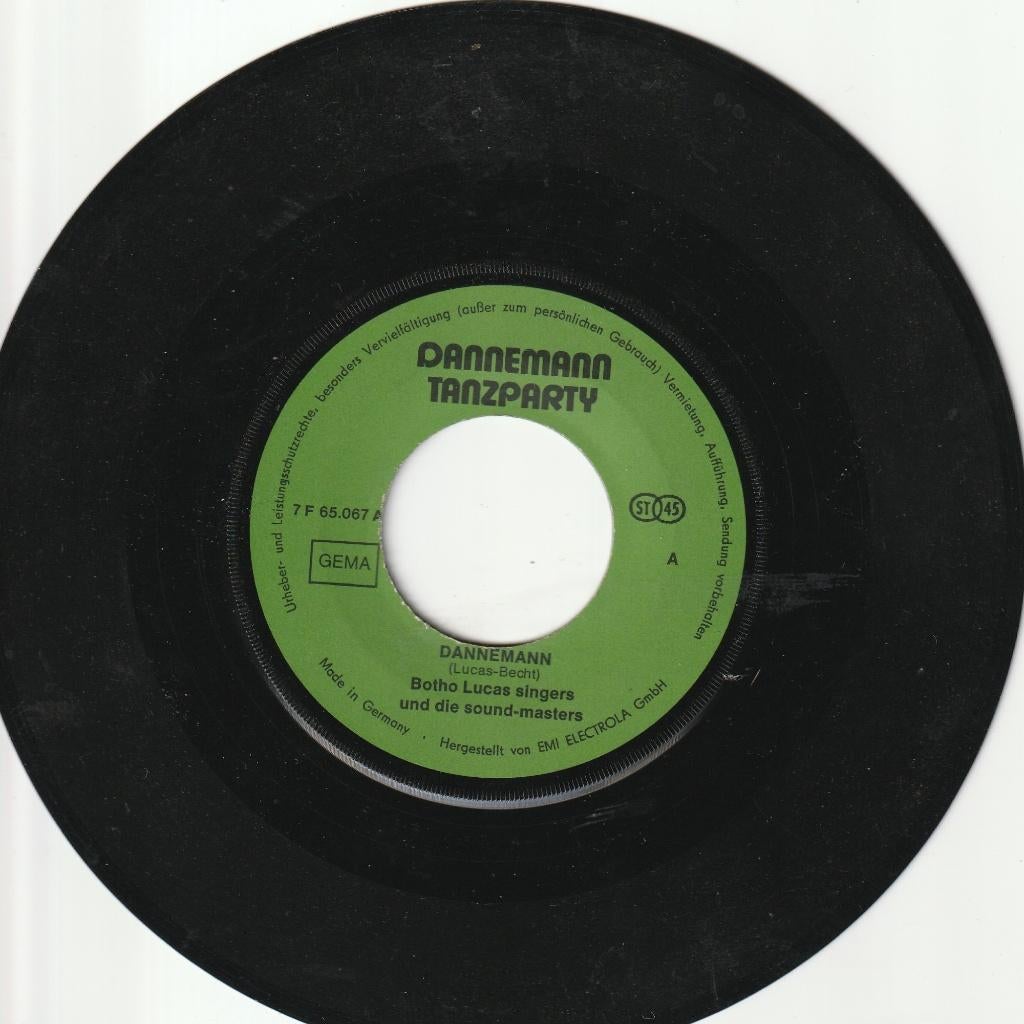 Dannemann sigaren Botho Lucas Singers /Sound-Masters vinyl, Verzamelen, Ophalen, Gebruikt, Overige typen