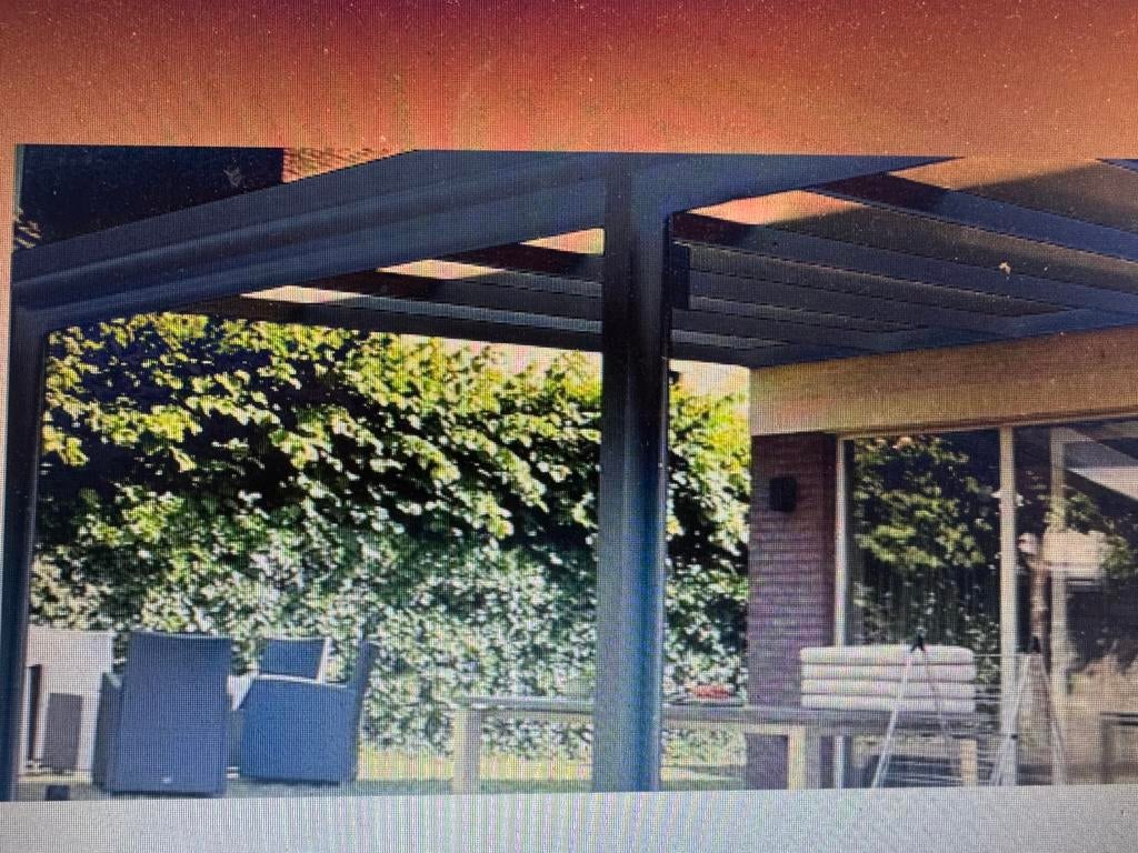 Veranda met drie  electric screens en spotjes, Tuin en Terras, Overkappingen, Ophalen of Verzenden, Veranda