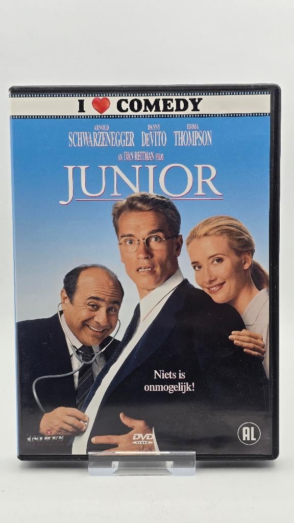 Junior, Cd's en Dvd's, Dvd's | Komedie, Zo goed als nieuw, Ophalen of Verzenden