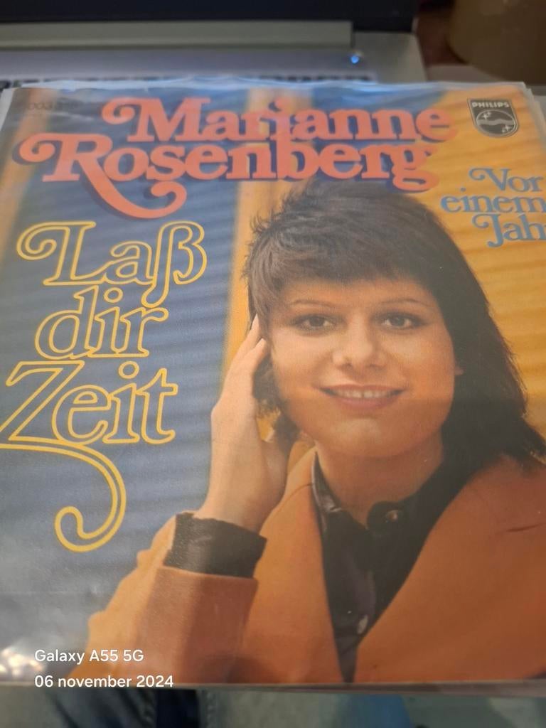 Marianne Rosenberg singles, Cd's en Dvd's, Vinyl Singles, Zo goed als nieuw, Single, Wereldmuziek, 7 inch, Ophalen of Verzenden