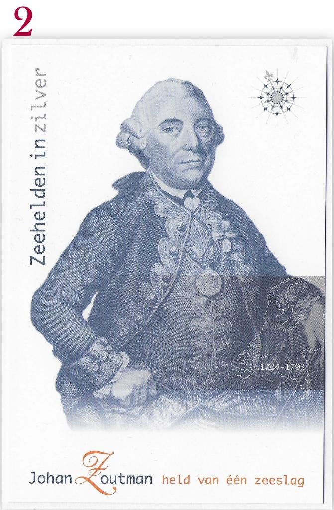 Ansichtkaart Zeeheld Johan Zoutman ( B3865), Verzenden, 1980 tot heden, Ongelopen