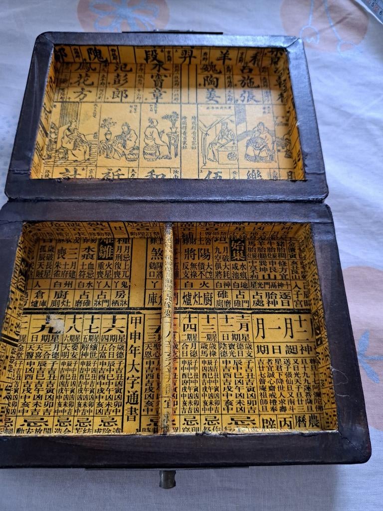 Kaartspeldoos chinees, Ophalen of Verzenden, Gebruikt