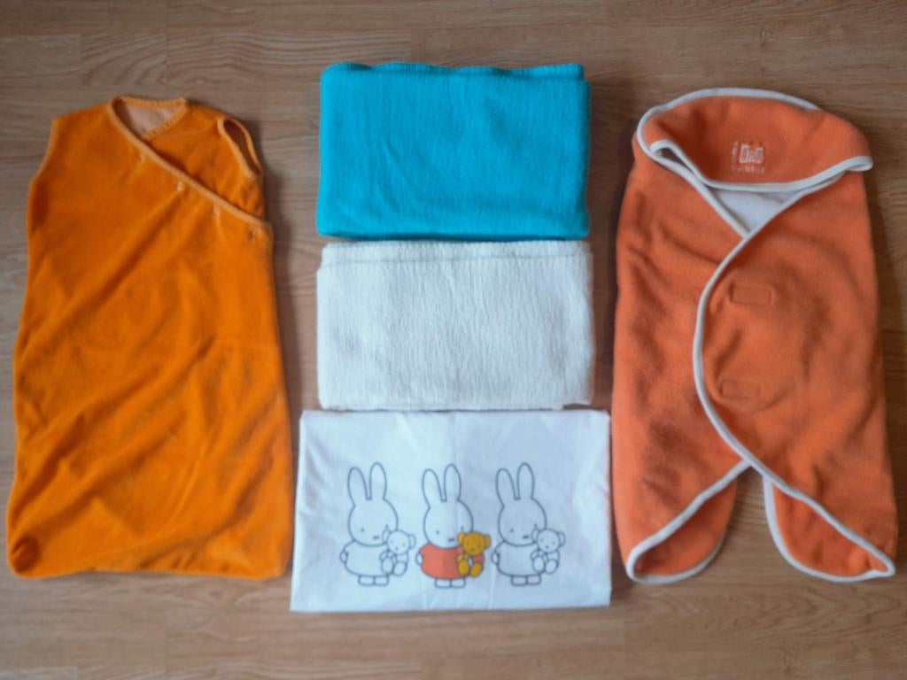 Baby wikkeldeken + slaapzakje newborn & wiegdekentjes, Gebruikt, Jongetje of Meisje, Wit, Ophalen of Verzenden