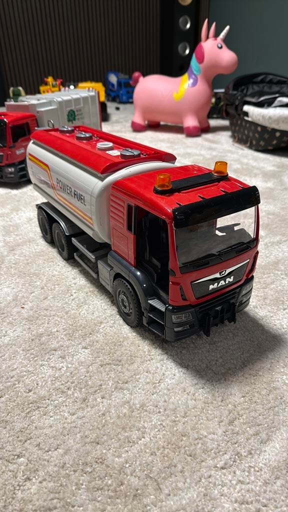 Bruder tankwagen, Ophalen, Gebruikt