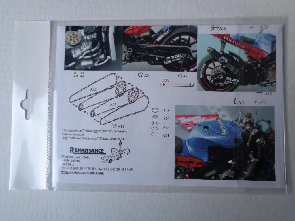 Upgradeset voor 1:12 Tamiya Yamaha YZR M1, 1:50 of kleiner, Nieuw, Ophalen of Verzenden, Italeri
