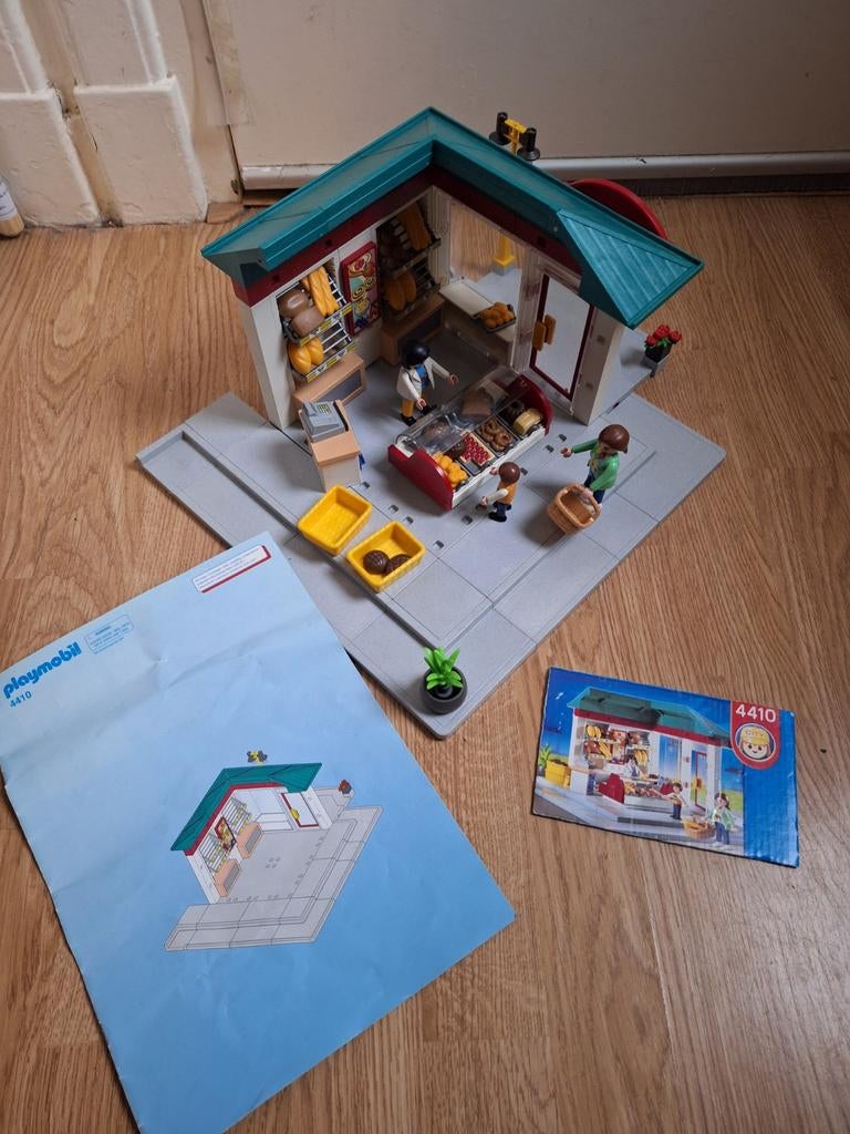 In nieuwstaat complete Playmobil 4410 bakkerij + boekje.

Bi, Ophalen of Verzenden, Zo goed als nieuw, Complete set