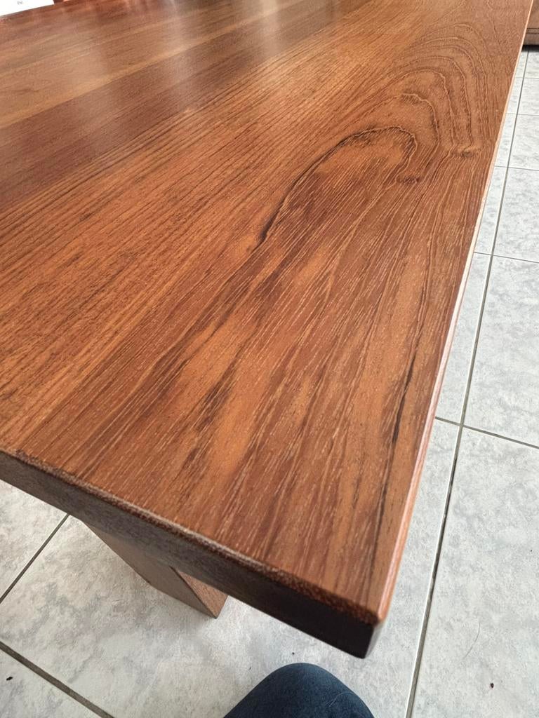 Salontafel massief hout Art of Living Rechthoek, Ophalen, 100 tot 150 cm, 50 tot 100 cm, Zo goed als nieuw