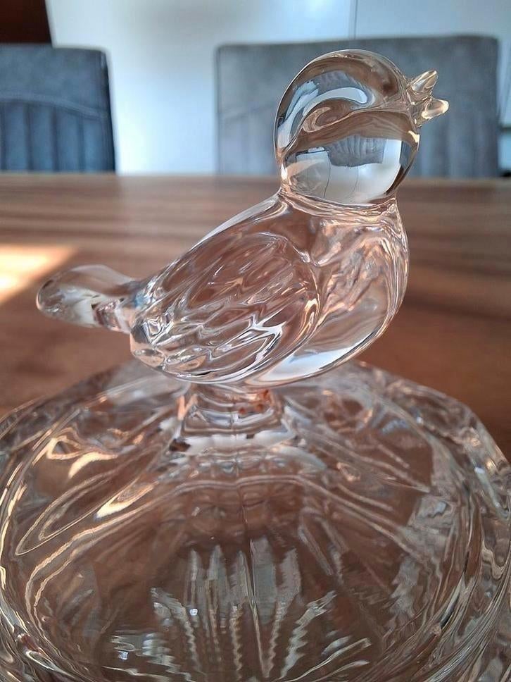 8 kantig kristallen vogel doosje, Ophalen