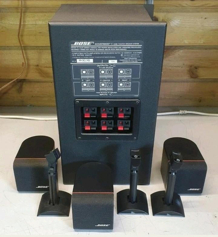 Bose acoustimas 4 subwoofer + cubes + beugels, Audio, Tv en Foto, Luidsprekers, Ophalen of Verzenden