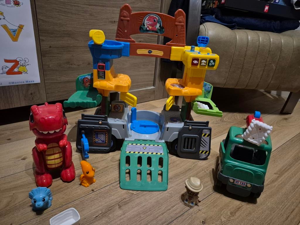 VTech Vrolijke Vriendjes Dino Avonturen Set, Ophalen, Gebruikt