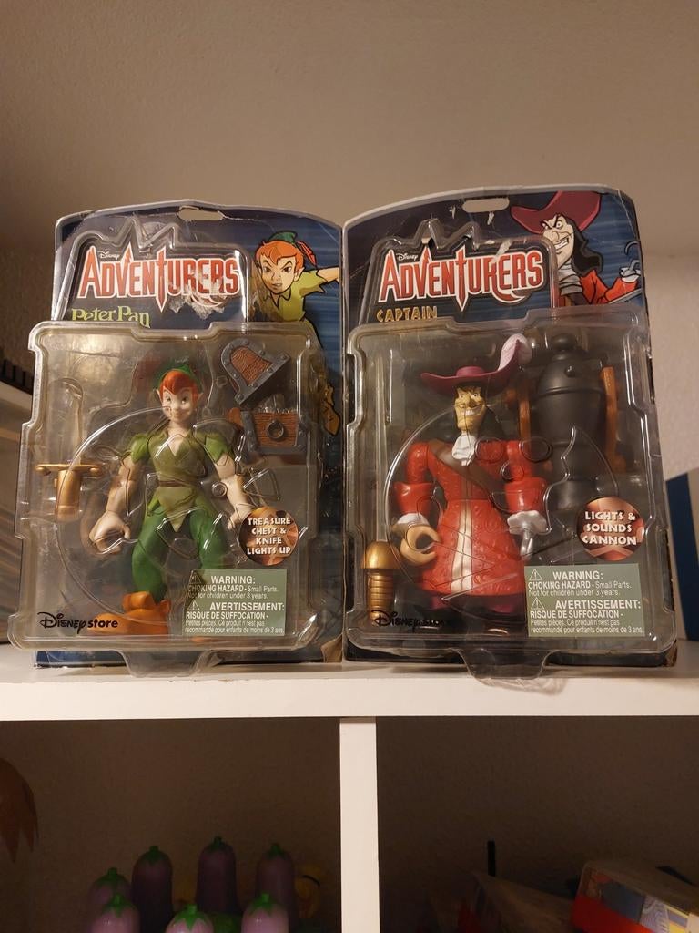 Disney  peter pan  setje, Verzamelen, Disney, Ophalen of Verzenden, Peter Pan of Pinokkio, Zo goed als nieuw, Beeldje of Figuurtje