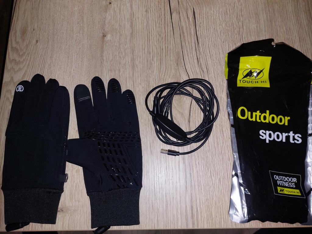 Touch hi verwarmde handschoenen - zwart, Touch hi, Nieuw, Overige maten, Ophalen of Verzenden