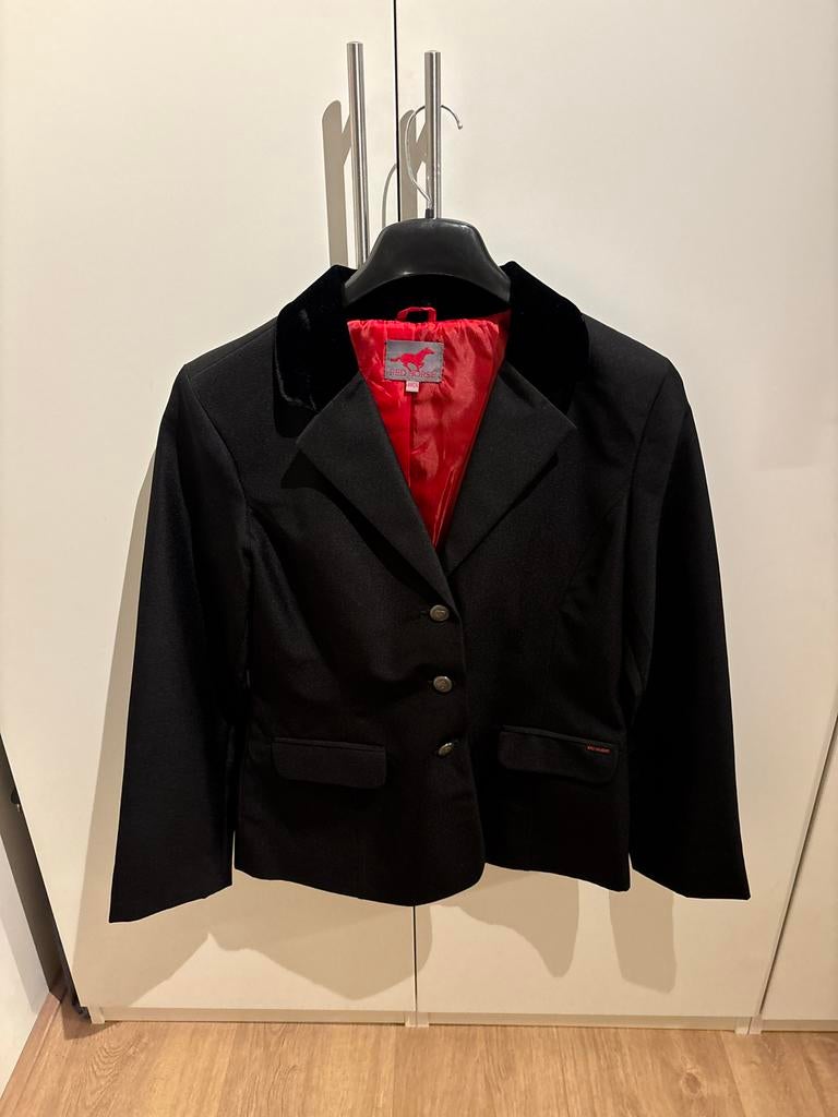 Wedstrijd paardrijjasje - Zo goed als nieuw!, Maat 38/40 (M), Zwart, Ophalen of Verzenden, Zo goed als nieuw