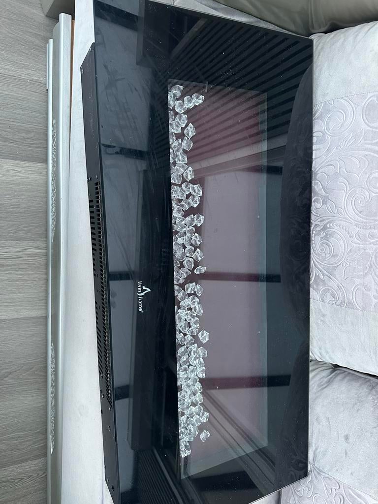 Elektrische openhaard, Ophalen of Verzenden, Gebruikt, Hangende haard, Elektrische haard