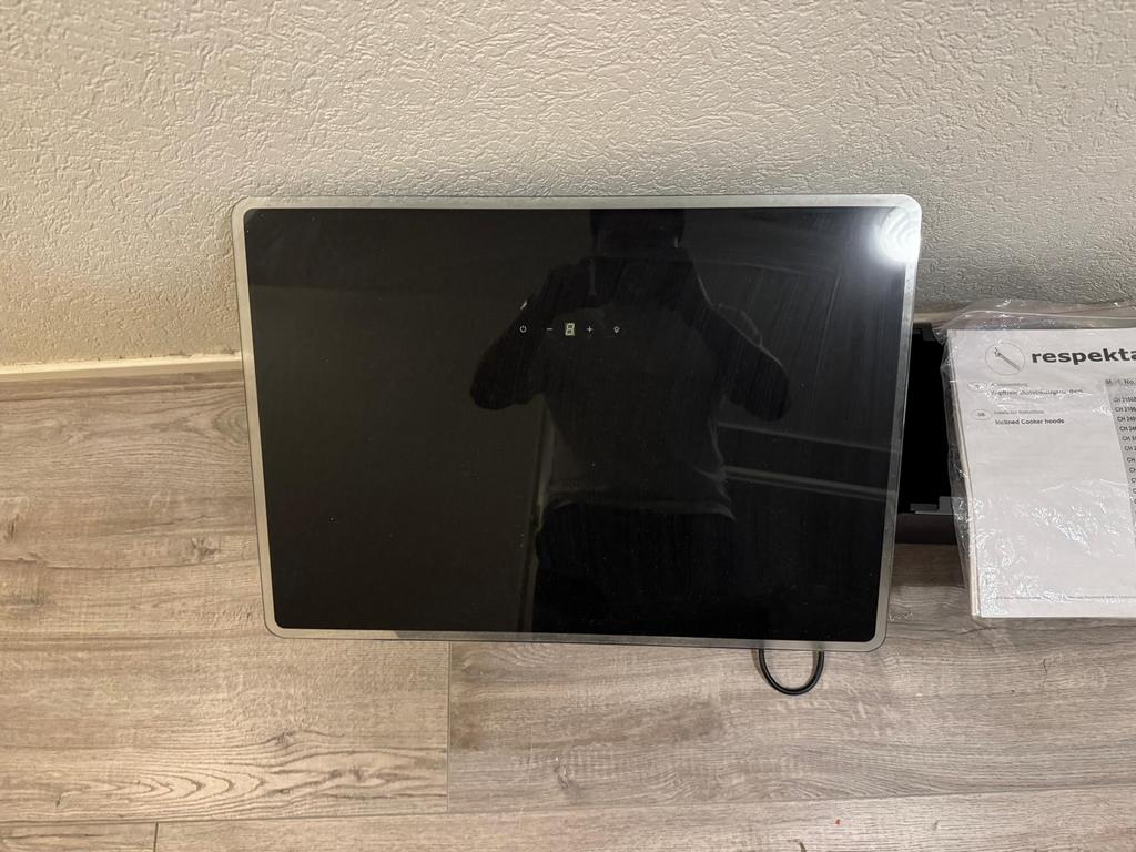 Afzuigkap, Gebruikt, Ophalen of Verzenden, Vrijstaand, Vlakschermkap