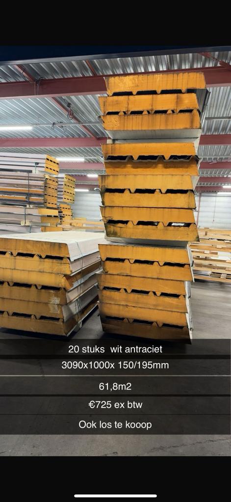 Sandwichpanelen dakpanelen b keus, Ophalen, Overige materialen