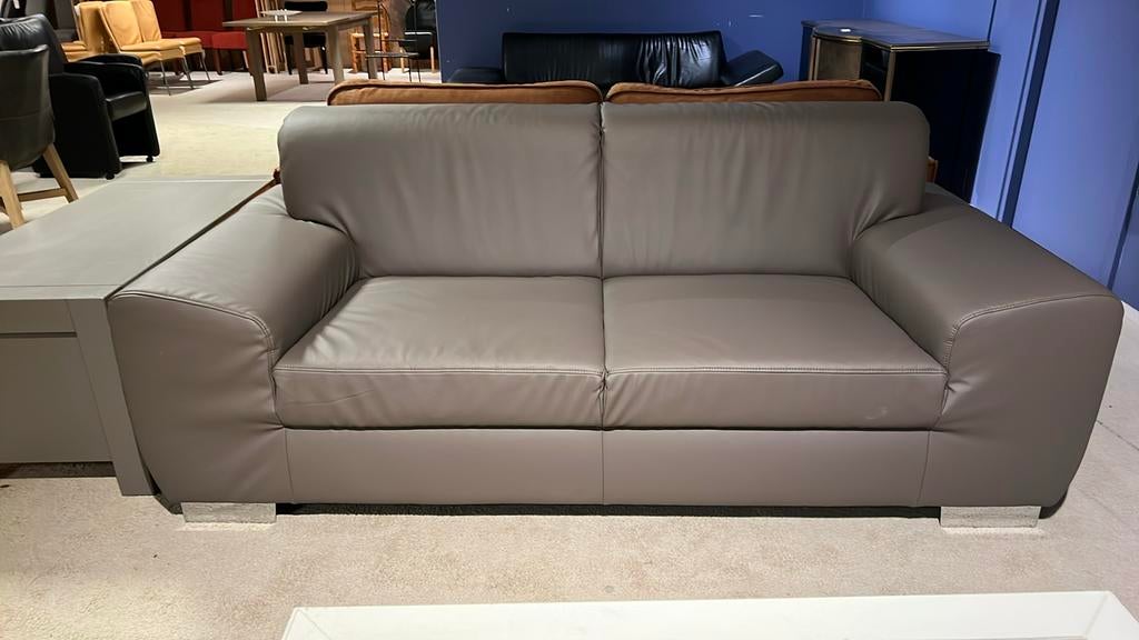 2,5 zitsbank leer, Ophalen, Gebruikt, ., 150 tot 200 cm