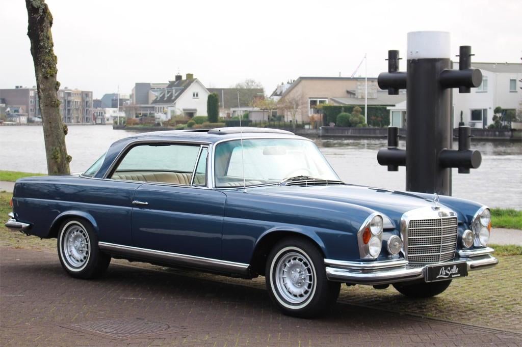 1971 Mercedes-Benz 280 SE 3.5 Coupe W111 - Origineel NL, Auto's, Oldtimers, Bedrijf, Mercedes-Benz, Benzine, Coupé, Automaat, Blauw
