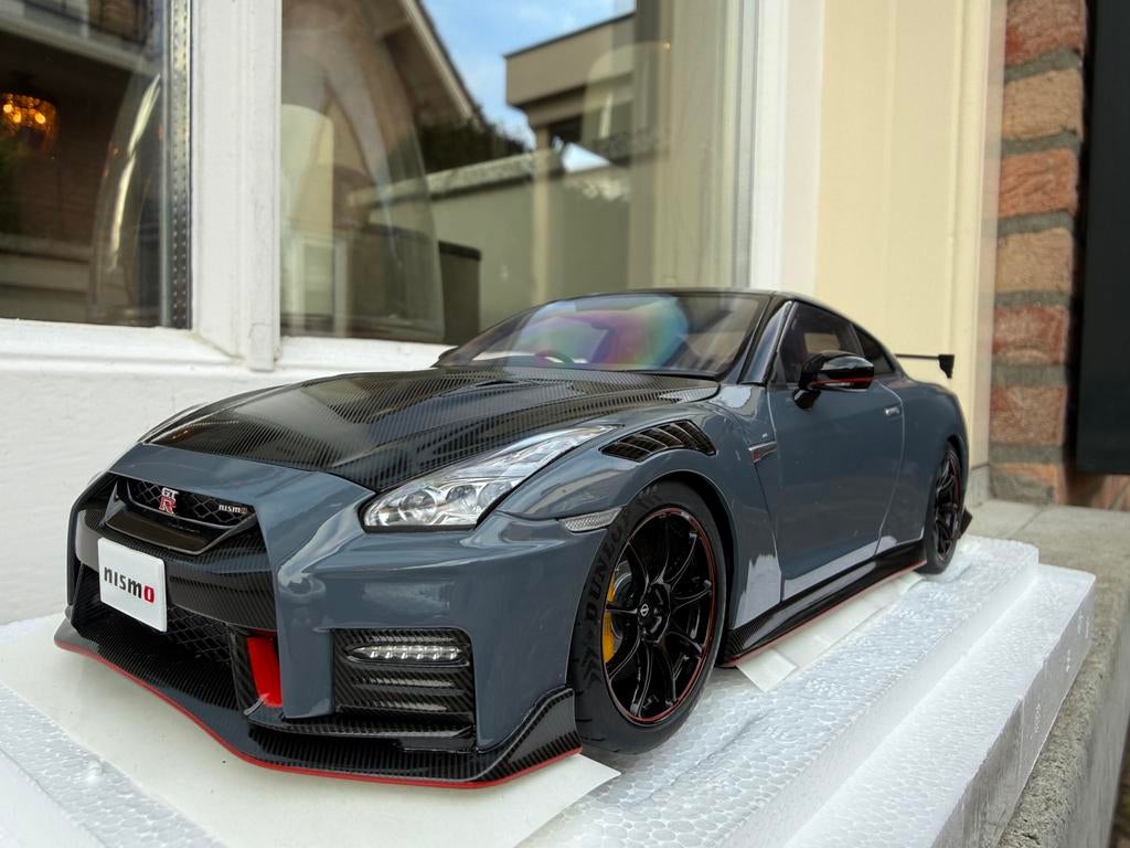 1:18 Nissan GT-R R35 Nismo Stealth Grey Autoart 77505 JJTOP, Hobby en Vrije tijd, Modelauto's | 1:18, Nieuw, Auto, Autoart, Ophalen of Verzenden