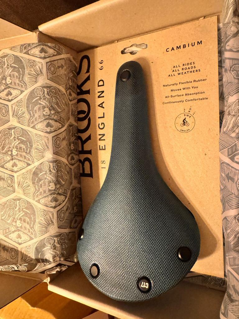 BROOKS Cambium C17 octane (blauw), Fietsen en Brommers, Fietsonderdelen, Algemeen, Nieuw, Ophalen of Verzenden, Brooks